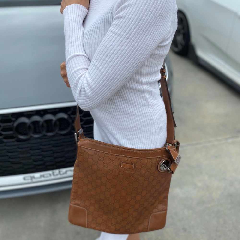 Gucci Leather Crossbody Unisex